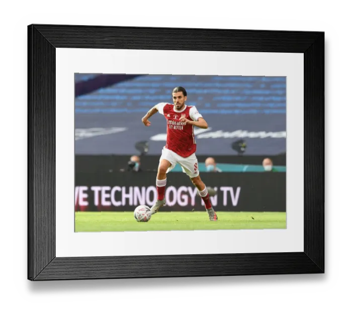 Framed Print : Arsenal's Dani Ceballos at Empty FA Cup Final: Arsenal vs. Chelsea (2020) Framed Print : Arsenal's Dani Ceballos at Empty FA Cup Final: Arsenal vs. Chelsea (2020)