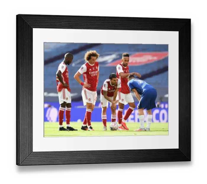 Framed Print : Arsenal vs. Chelsea: FA Cup Final at Empty Wembley (2020) Framed Print : Arsenal vs. Chelsea: FA Cup Final at Empty Wembley (2020)