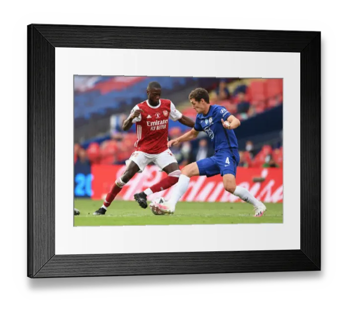 Framed Print : Arsenal vs. Chelsea: FA Cup Final - Empty Wembley (2020) Framed Print : Arsenal vs. Chelsea: FA Cup Final - Empty Wembley (2020)