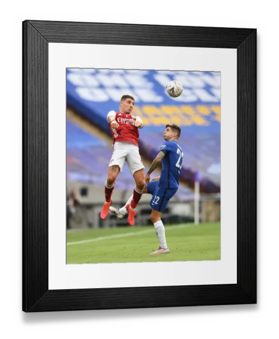 Framed Print : Empty Wembley Showdown: Bellerin vs. Pulisic - Arsenal vs. Chelsea FA Cup Final 2020 Framed Print : Empty Wembley Showdown: Bellerin vs. Pulisic - Arsenal vs. Chelsea FA Cup Final 2020