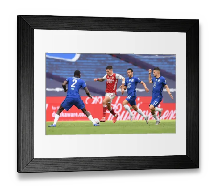 Framed Print : Arsenal vs. Chelsea FA Cup Final: Empty Rivalry at Wembley Amidst the Pandemic Framed Print : Arsenal vs. Chelsea FA Cup Final: Empty Rivalry at Wembley Amidst the Pandemic