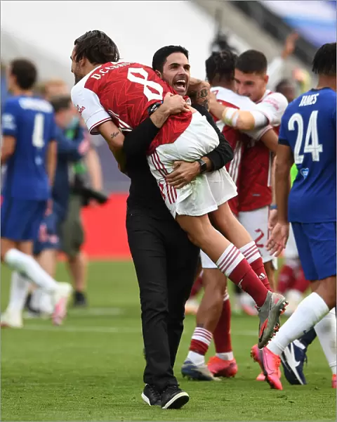 Arsenal's FA Cup Victory Over Chelsea: Mikel Arteta and Dani Ceballos Celebrate Empty-Stadium Triumph (2020)