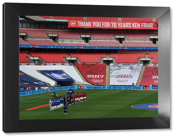 Arsenal vs. Chelsea FA Cup Final at Empty Wembley Stadium, 2020