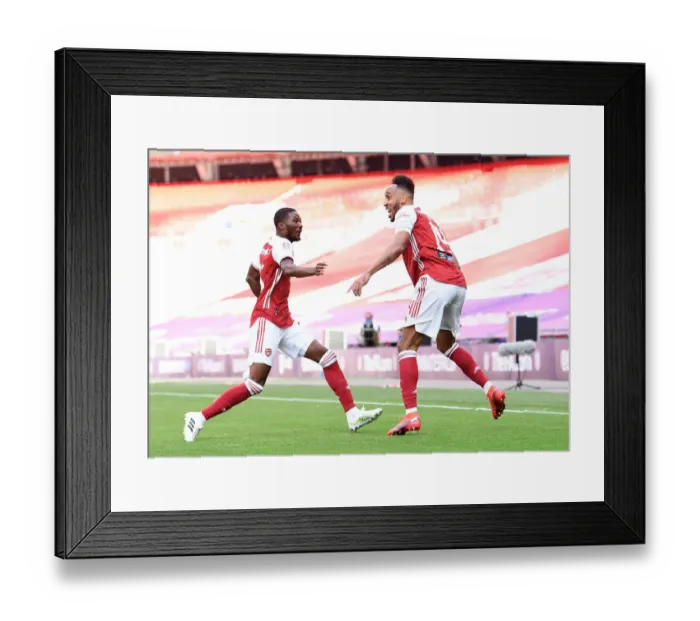 Framed Print : Arsenal's Aubameyang Scores Second Goal: FA Cup Final vs Chelsea (Empty Wembley Stadium, 2020) Framed Print : Arsenal's Aubameyang Scores Second Goal: FA Cup Final vs Chelsea (Empty Wembley Stadium, 2020)