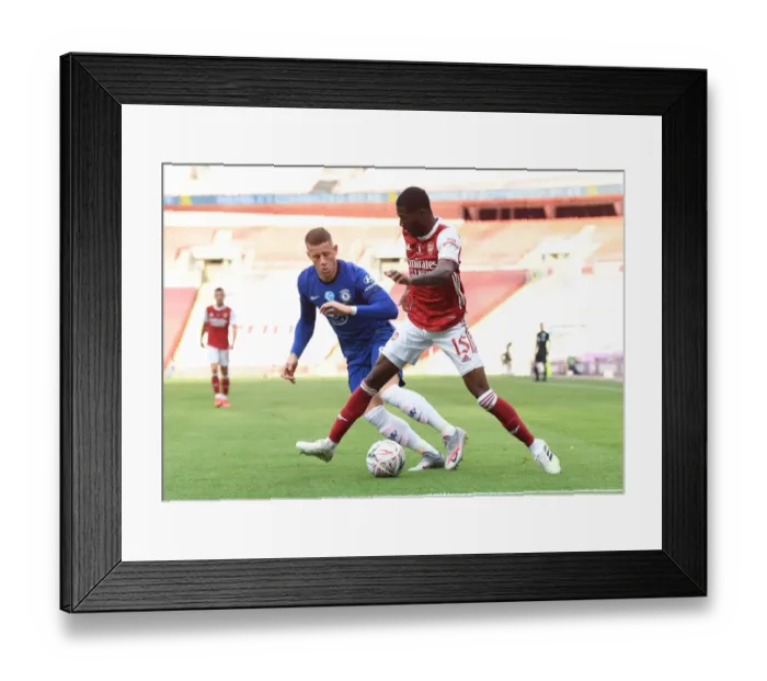 Framed Print : Arsenal vs. Chelsea: FA Cup Final - Empty Wembley (2020)