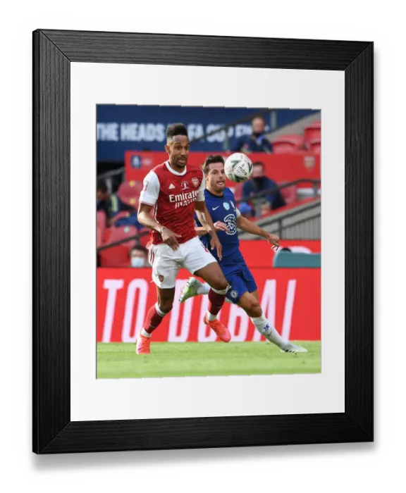 Framed Print : Arsenal vs. Chelsea FA Cup Final: Empty Wembley Showdown (2020)