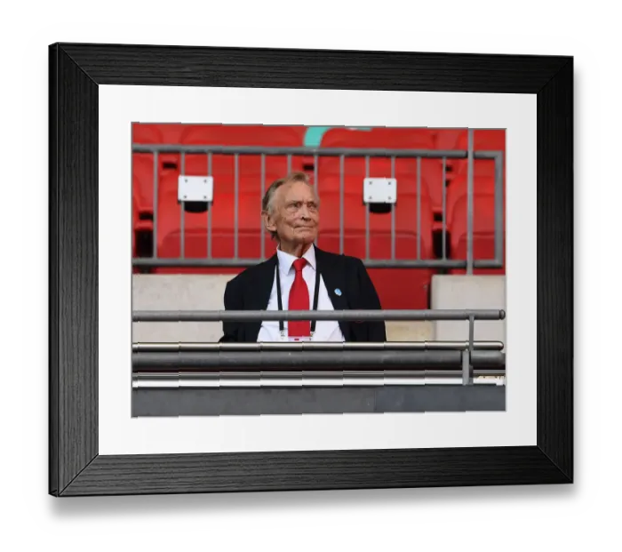 Framed Print : Arsenal's 70-Year Man: Ken Friar at Empty FA Cup Final Against Chelsea Framed Print : Arsenal's 70-Year Man: Ken Friar at Empty FA Cup Final Against Chelsea