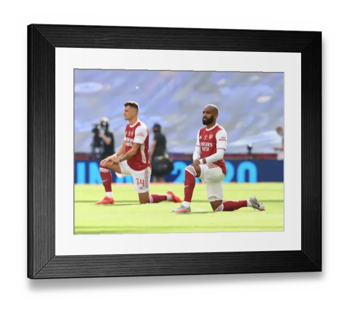 Framed Print : Arsenal vs. Chelsea FA Cup Final at Empty Wembley Stadium (2020) Framed Print : Arsenal vs. Chelsea FA Cup Final at Empty Wembley Stadium (2020)