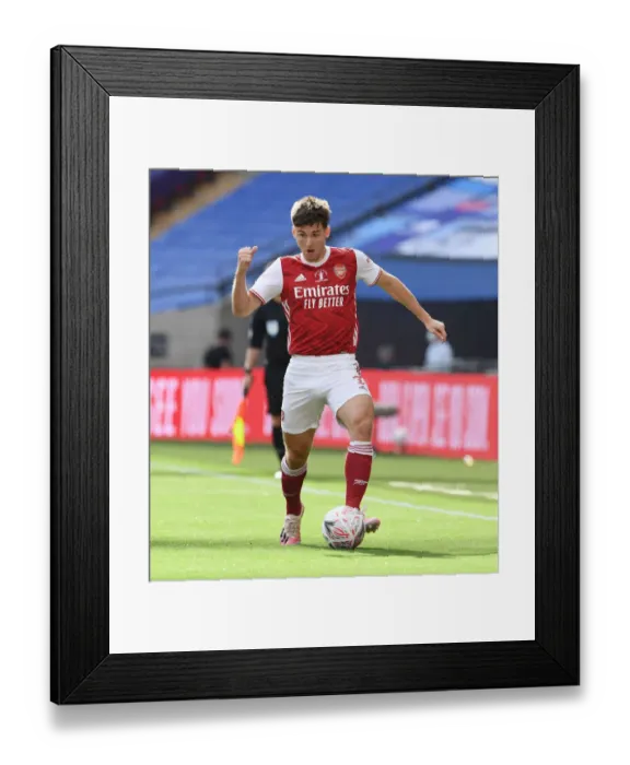 Framed Print : Arsenal vs. Chelsea FA Cup Final at Empty Wembley Stadium (2020)