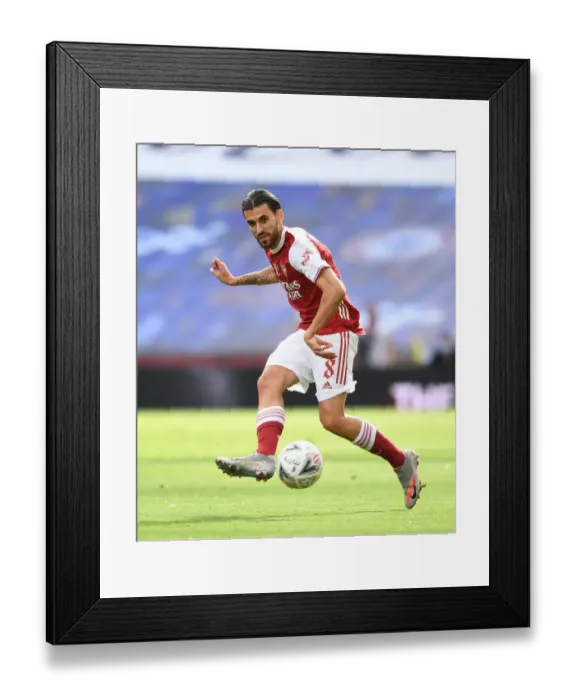 Framed Print : Arsenal vs. Chelsea FA Cup Final at Empty Wembley Stadium: A Historic Match in the Shadow of the Coronavirus Pandemic