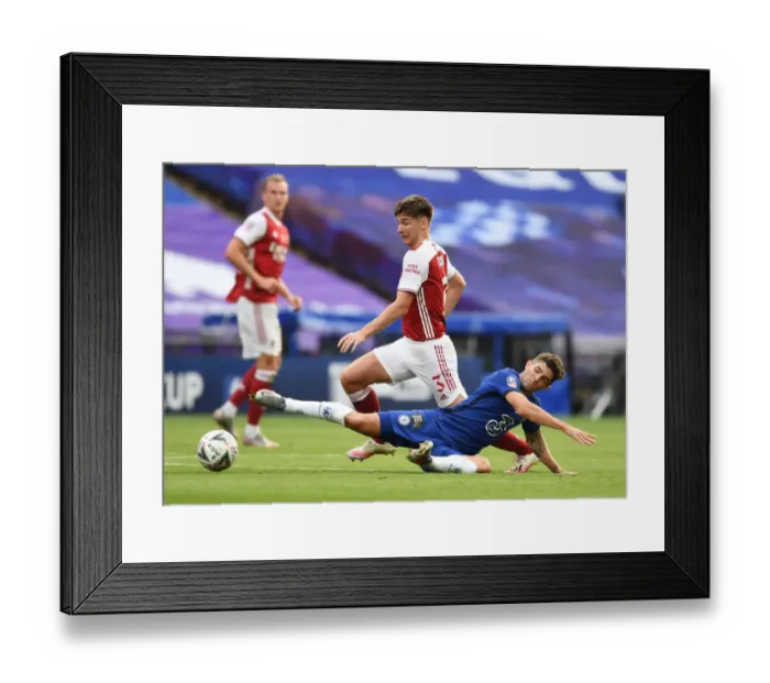 Framed Print : Arsenal vs Chelsea FA Cup Final at Empty Wembley Stadium (2020) Framed Print : Arsenal vs Chelsea FA Cup Final at Empty Wembley Stadium (2020)