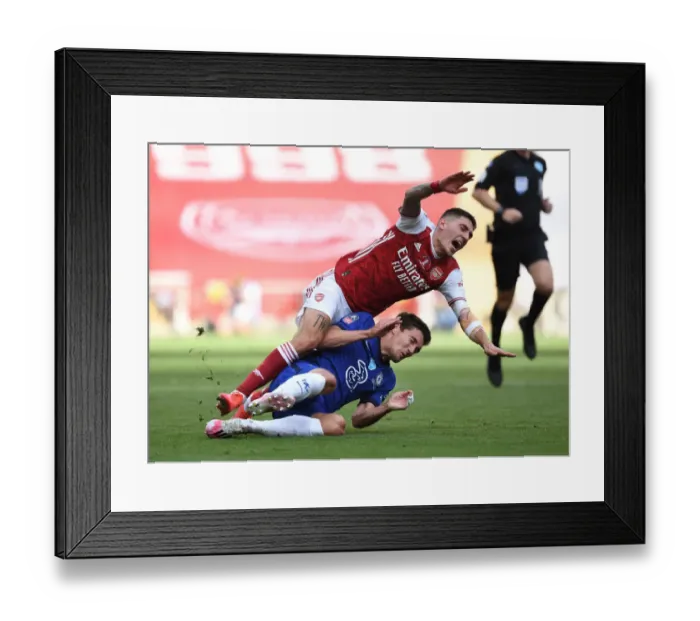 Framed Print : Arsenal vs. Chelsea FA Cup Final: Empty Rivalry at Wembley Amidst the Pandemic Framed Print : Arsenal vs. Chelsea FA Cup Final: Empty Rivalry at Wembley Amidst the Pandemic