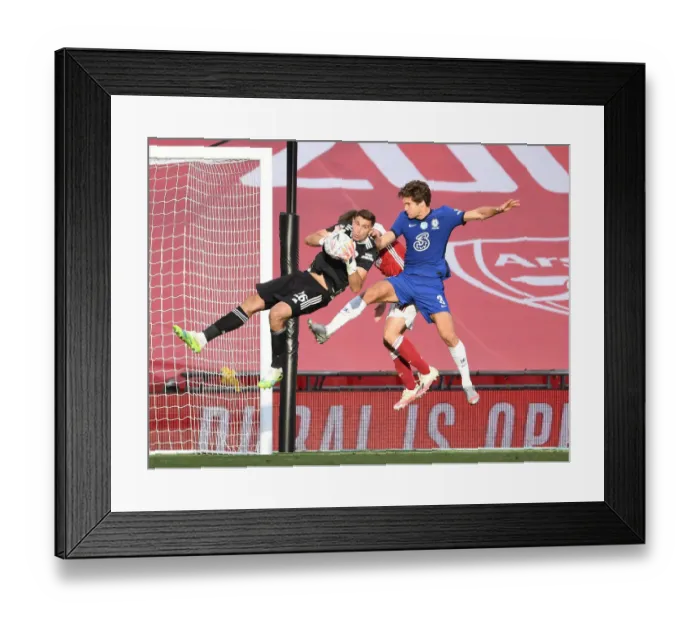 Framed Print : Arsenal vs. Chelsea FA Cup Final: Empty Rivalry at Wembley (2020) Framed Print : Arsenal vs. Chelsea FA Cup Final: Empty Rivalry at Wembley (2020)