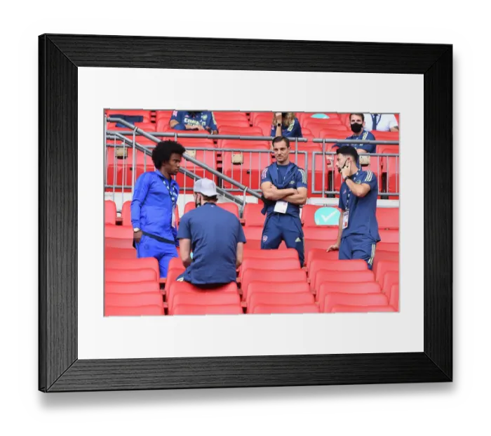Framed Print : Arsenal v Chelsea: FA Cup Final - Empty Wembley Showdown (2020)