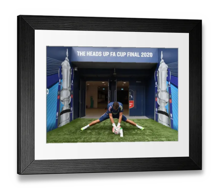 Framed Print : Arsenal's Emiliano Martinez Prepares for FA Cup Final Against Chelsea Amid Empty Wembley Stadium (Arsenal v Chelsea, FA Cup 2020) Framed Print : Arsenal's Emiliano Martinez Prepares for FA Cup Final Against Chelsea Amid Empty Wembley Stadium (Arsenal v Chelsea, FA Cup 2020)