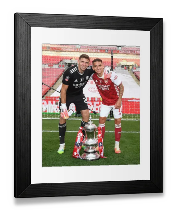 Framed Print : Arsenal's Empty Victory: FA Cup Triumph over Chelsea in the Time of Social Distancing, Wembley Stadium, 2020