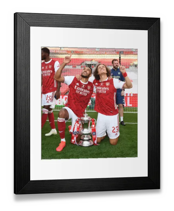 Framed Print : Arsenal Reclaim FA Cup: Aubameyang and Luiz Celebrate Empty Wembley Victory Over Chelsea Framed Print : Arsenal Reclaim FA Cup: Aubameyang and Luiz Celebrate Empty Wembley Victory Over Chelsea