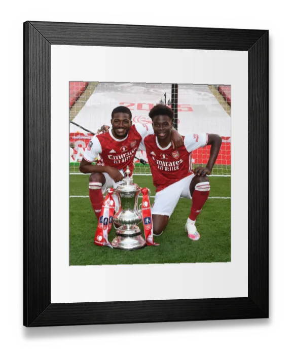 Framed Print : Arsenal Reclaim FA Cup Title in Empty Wembley Victory Over Chelsea, 2020