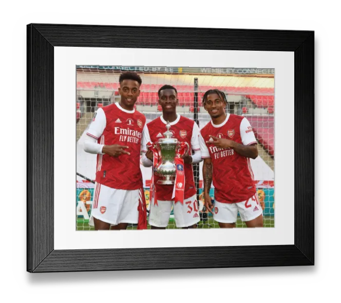 Framed Print : Arsenal's Empty Victory: FA Cup Final Against Chelsea at Wembley Stadium, 2020 Framed Print : Arsenal's Empty Victory: FA Cup Final Against Chelsea at Wembley Stadium, 2020