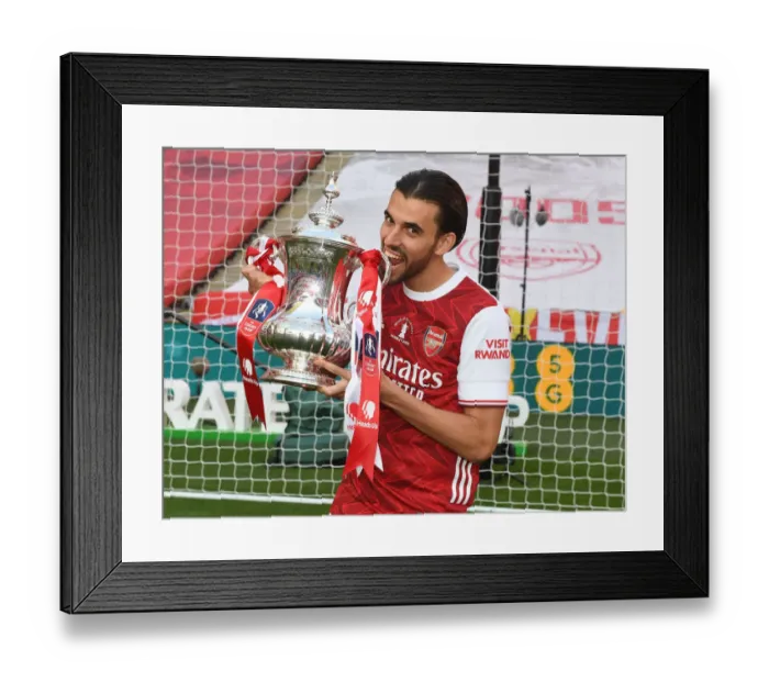 Framed Print : Arsenal Reclaim FA Cup Title: Arsenal vs. Chelsea (2020) - Empty Wembley Stadium Victory