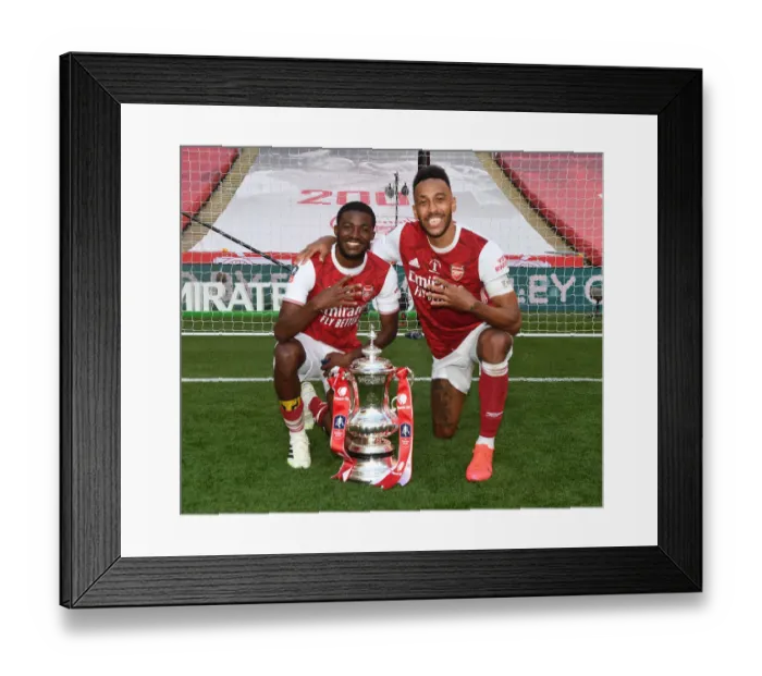 Framed Print : Arsenal vs Chelsea FA Cup Final 2020: An Empty Wembley Stadium