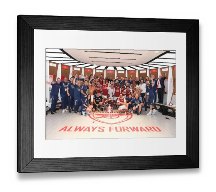 Framed Print : Arsenal Wins FA Cup in Empty Wembley Stadium (2020)