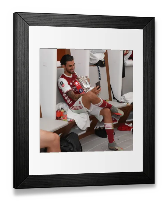 Framed Print : Empty FA Cup Final: Dani Ceballos of Arsenal at Wembley Amid Coronavirus Pandemic (Arsenal vs. Chelsea, 2020) Framed Print : Empty FA Cup Final: Dani Ceballos of Arsenal at Wembley Amid Coronavirus Pandemic (Arsenal vs. Chelsea, 2020)