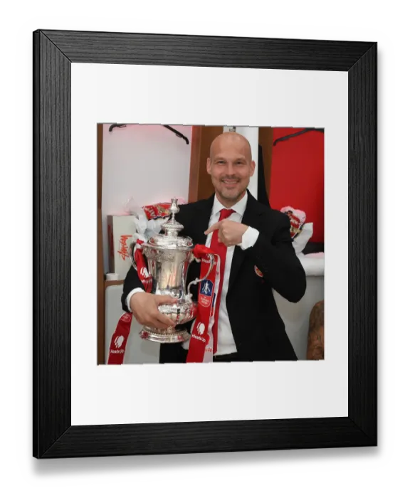 Framed Print : Arsenal FC Wins Empty FA Cup Final Against Chelsea Framed Print : Arsenal FC Wins Empty FA Cup Final Against Chelsea