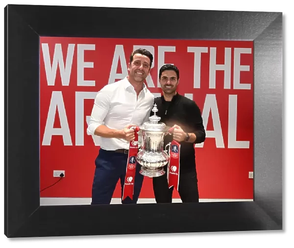 Arsenal and Chelsea FA Cup Final: Edu and Arteta Celebrate Title Win in Empty Wembley Stadium