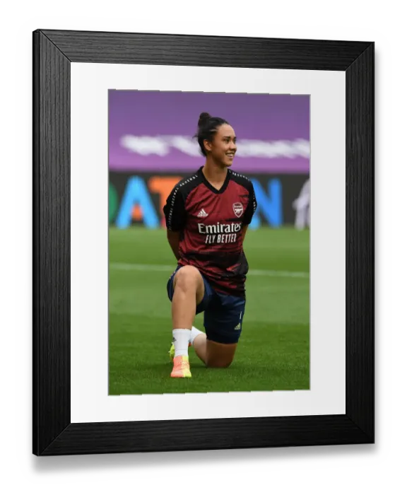 Framed Print : Arsenal Women vs Paris Saint-Germain: Battle in the UEFA Women's Champions League Quarterfinals Framed Print : Arsenal Women vs Paris Saint-Germain: Battle in the UEFA Women's Champions League Quarterfinals