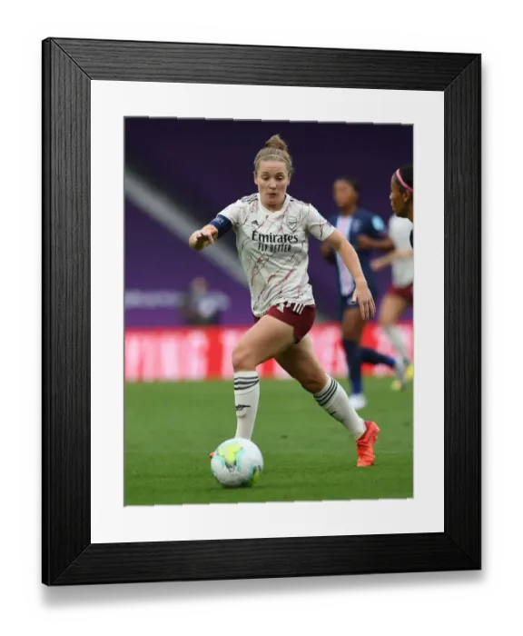 Framed Print : Arsenal FC vs Paris Saint-Germain: Women's Champions League Quarterfinal Showdown