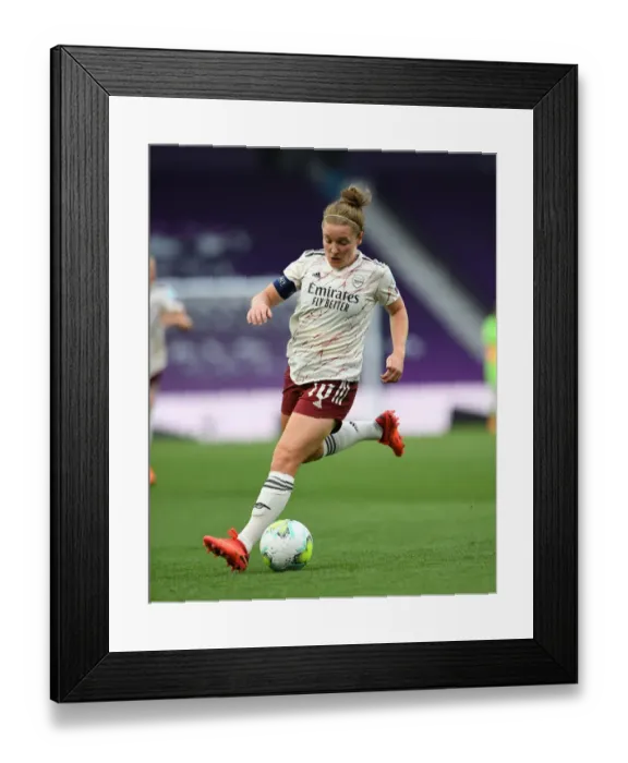 Framed Print : Arsenal FC vs Paris Saint-Germain: Women's Champions League Quarterfinal Showdown