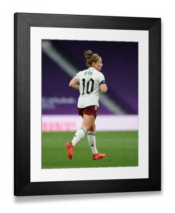 Framed Print : Arsenal FC vs Paris Saint-Germain: Women's Champions League Quarterfinal Showdown