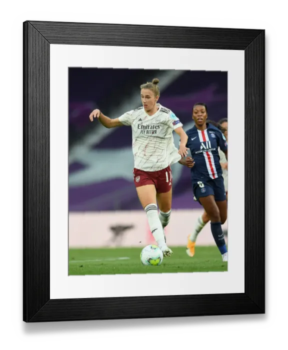 Framed Print : Arsenal's Vivianne Miedema Shines: Arsenal Women Defeat Paris Saint-Germain in UEFA Champions League Quarters Framed Print : Arsenal's Vivianne Miedema Shines: Arsenal Women Defeat Paris Saint-Germain in UEFA Champions League Quarters