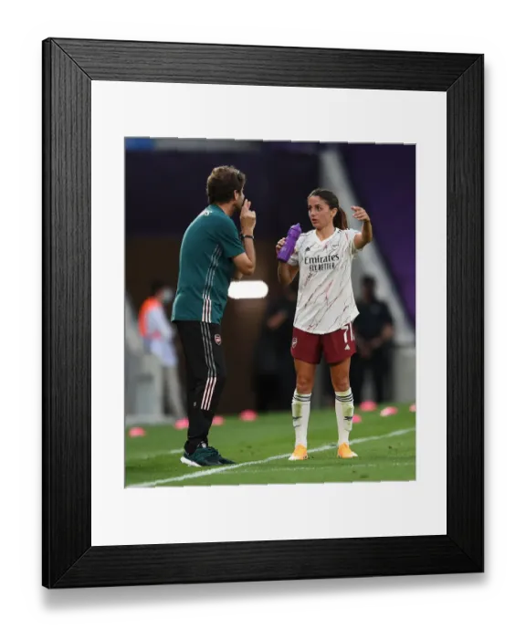 Framed Print : Montemurro Guides Arsenal in UEFA Champions League Showdown against Paris Saint-Germain