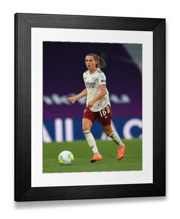Framed Print : Arsenal Women vs Paris Saint-Germain: UEFA Women's Champions League Quarterfinal Showdown