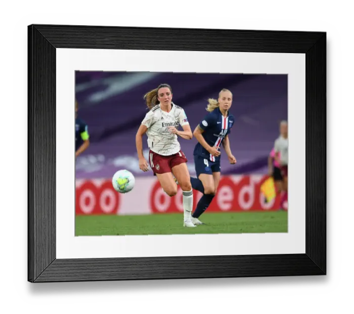 Framed Print : Arsenal Women vs Paris Saint-Germain: Battle in the UEFA Women's Champions League Quarterfinals Framed Print : Arsenal Women vs Paris Saint-Germain: Battle in the UEFA Women's Champions League Quarterfinals