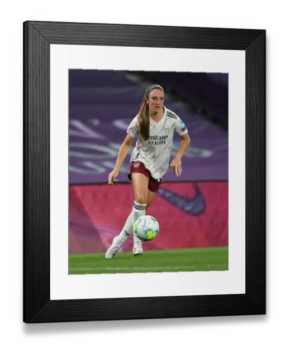 Framed Print : Arsenal Women vs Paris Saint-Germain: UEFA Women's Champions League Quarterfinal Showdown