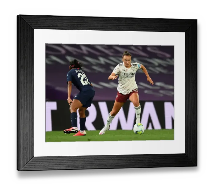 Framed Print : Arsenal Women vs Paris Saint-Germain: Showdown in the UEFA Women's Champions League Quarterfinals Framed Print : Arsenal Women vs Paris Saint-Germain: Showdown in the UEFA Women's Champions League Quarterfinals