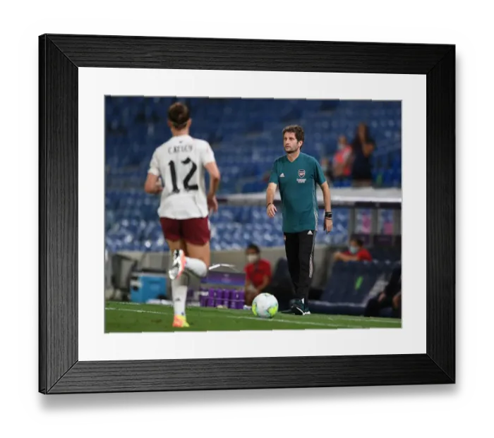 Framed Print : Montemurro's Arsenal Square Off Against PSG in UEFA Women's Champions League Quarterfinal Framed Print : Montemurro's Arsenal Square Off Against PSG in UEFA Women's Champions League Quarterfinal