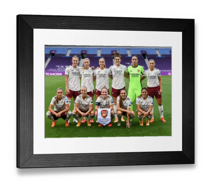 Framed Print : Arsenal Women vs Paris Saint-Germain: UEFA Women's Champions League Quarterfinal Showdown Framed Print : Arsenal Women vs Paris Saint-Germain: UEFA Women's Champions League Quarterfinal Showdown