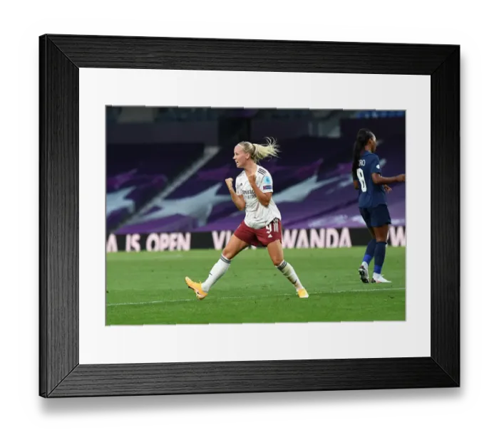 Framed Print : Arsenal Women's Historic Champions League Triumph: Beth Mead Scores Game-Winning Goal vs Paris Saint-Germain Framed Print : Arsenal Women's Historic Champions League Triumph: Beth Mead Scores Game-Winning Goal vs Paris Saint-Germain