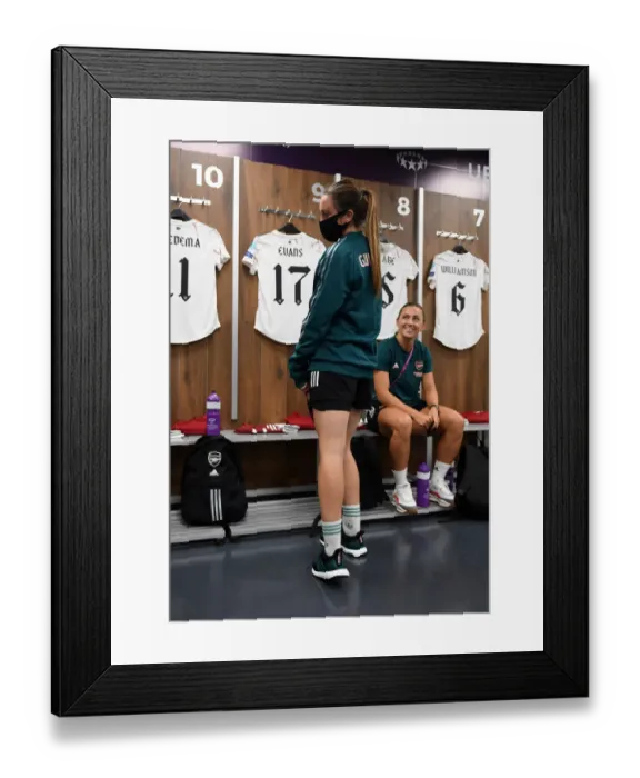 Framed Print : Arsenal Women vs Paris Saint-Germain: UEFA Women's Champions League Quarterfinals Showdown Framed Print : Arsenal Women vs Paris Saint-Germain: UEFA Women's Champions League Quarterfinals Showdown