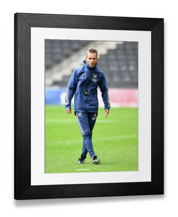 Framed Print : Arsenal FC: Albert Stuivenberg Gears Up for MK Dons Pre-Season Friendly Framed Print : Arsenal FC: Albert Stuivenberg Gears Up for MK Dons Pre-Season Friendly