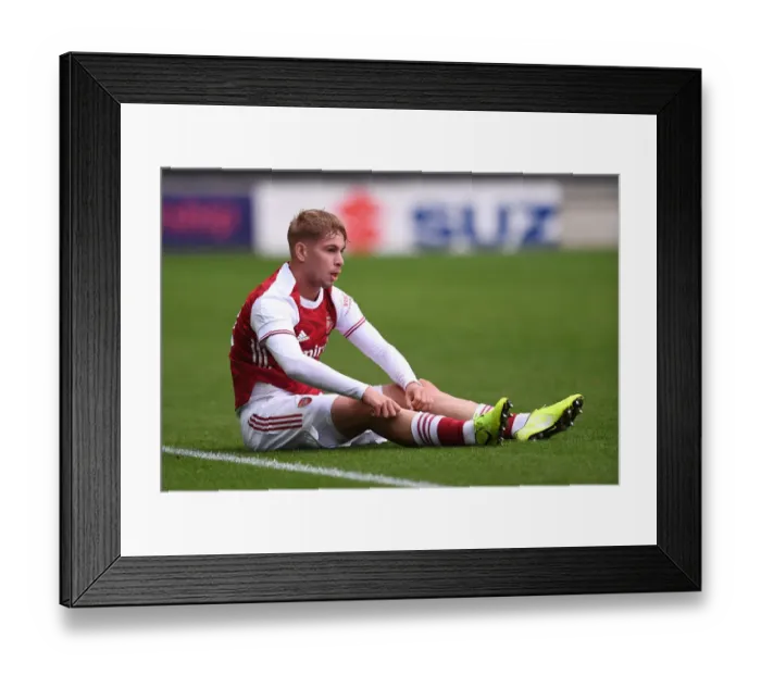 Framed Print : Emile Smith Rowe Shines: Arsenal's Pre-Season Victory over MK Dons