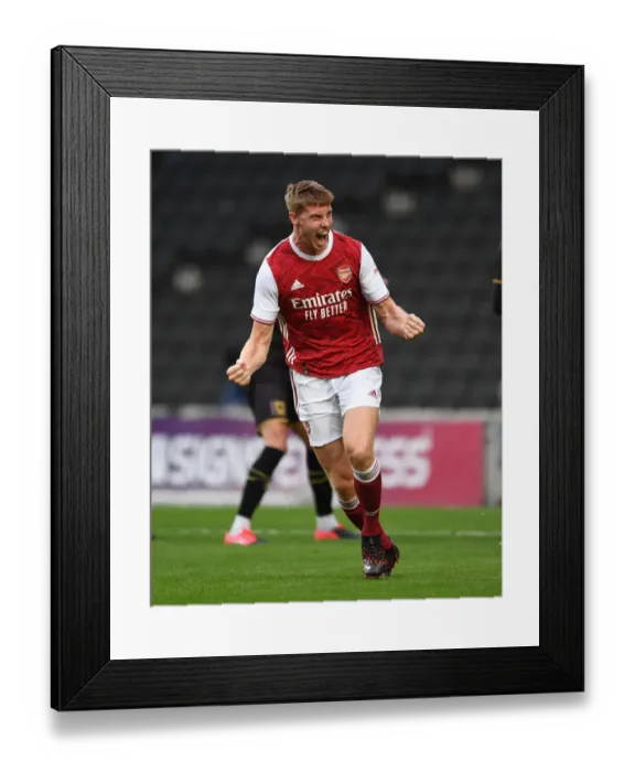 Framed Print : McGuinness Scores in Arsenal's 3-1 Pre-Season Victory over MK Dons Framed Print : McGuinness Scores in Arsenal's 3-1 Pre-Season Victory over MK Dons