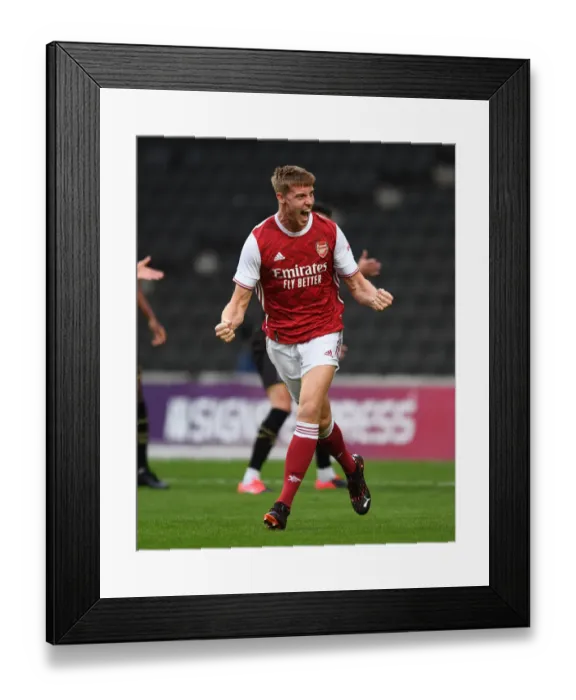 Framed Print : McGuinness Scores in Arsenal's 3-1 Pre-Season Triumph over MK Dons