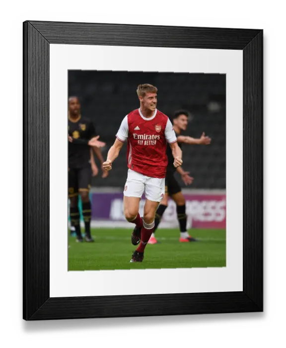 Framed Print : McGuinness Scores in Arsenal's 3-1 Pre-Season Triumph over MK Dons Framed Print : McGuinness Scores in Arsenal's 3-1 Pre-Season Triumph over MK Dons