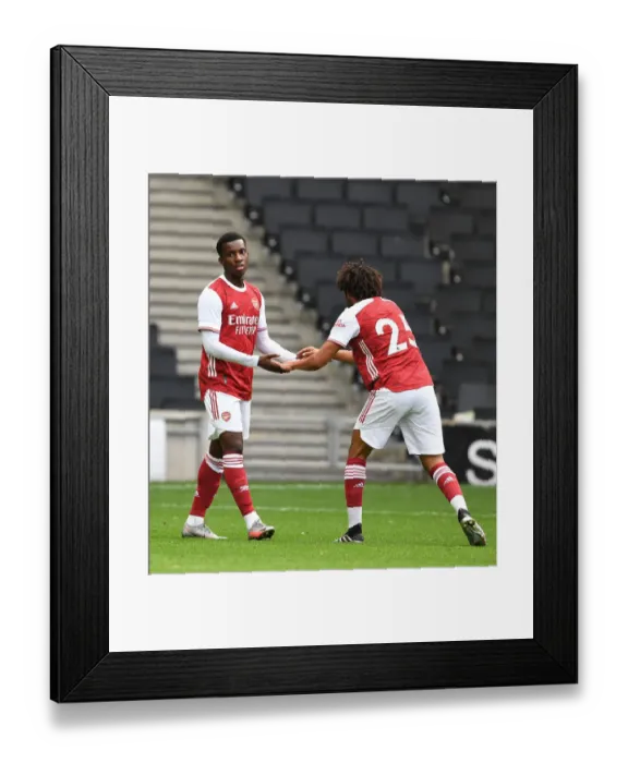 Framed Print : Arsenal in Pre-Season Action Against MK Dons, 2020 Framed Print : Arsenal in Pre-Season Action Against MK Dons, 2020