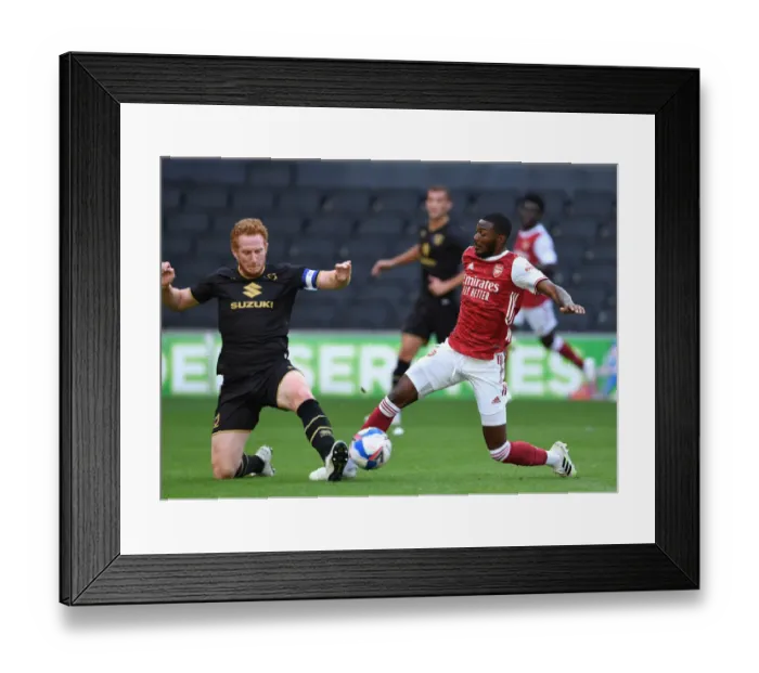 Framed Print : Arsenal vs MK Dons: Pre-Season Clash, 2020 Framed Print : Arsenal vs MK Dons: Pre-Season Clash, 2020